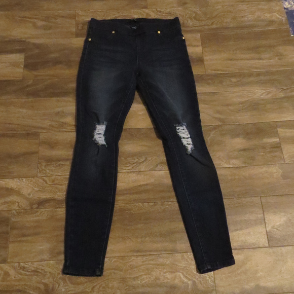 bebe Denim - bebe Dark Wash Blue Jeans Jeggings Sz 2 EUC